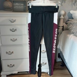 Roma Concept Black Leggings Graphic Side Womens Small